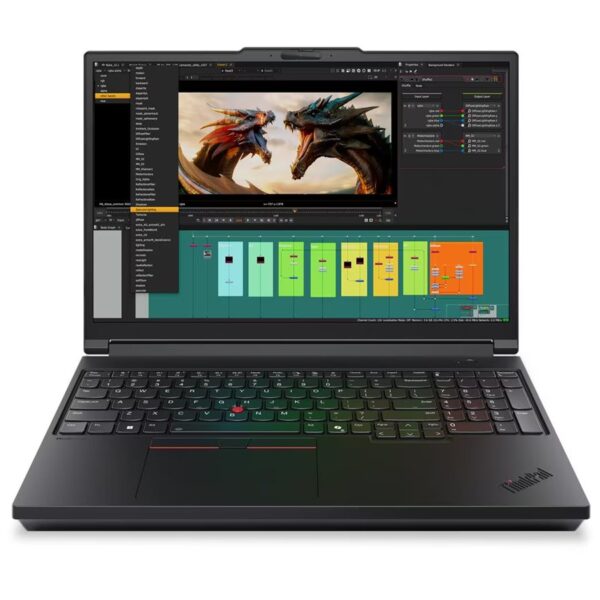 Lenovo ThinkPad P16 G3 | Black | 16 " | IPS | WUXGA | 1920 x 1200 pixels | Anti-glare | Intel Core Ultra 7 | 255HX | 32 (2x16) GB | SODIMM DDR5 | Solid-state drive capacity 1000 GB | NVIDIA RTX PRO 2000 Blackwell Generation | GDDR7 | 8 GB | Windows 11 Pro | 802.11be | Bluetooth version 5.4 | Keyboard language English | Keyboard backlit | Warranty 36 month(s) | Battery warranty 12 month(s)