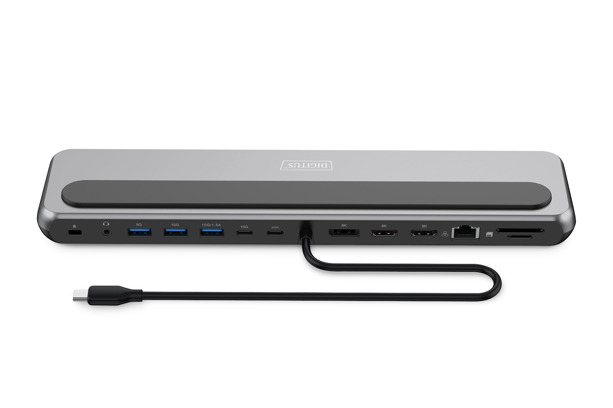 Digitus USB-C 8K docking station, 12-port | DA-70919 | Ethernet LAN (RJ-45) ports 1 | HDMI ports quantity 2 - Image 4
