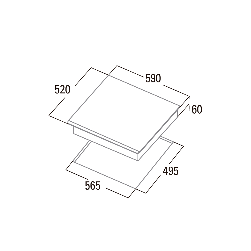 CATA Hob | INSB 6028 BK | Induction | Number of burners/cooking zones 3 | Slider Touch | Timer | Black - Image 7