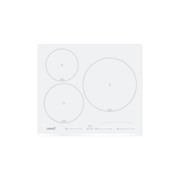 CATA Hob | INSB 6003E2 WH | Induction | Number of burners/cooking zones 3 | Slider touch | White