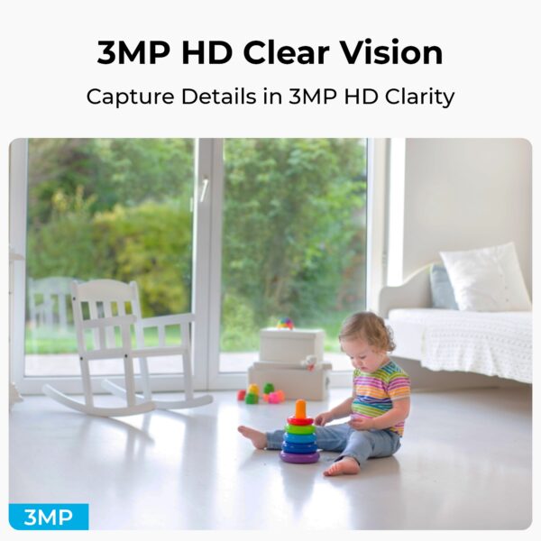 Reolink Camera | E Series E321 | Tabletop | 3 MP | 4mm/F2.0 | MicroSD up to 512GB - Image 2