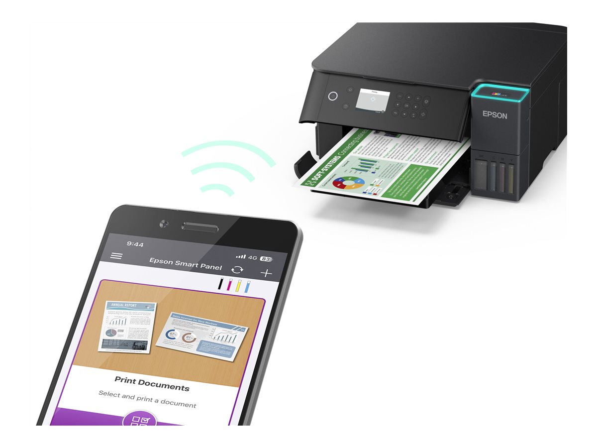 Epson Multifunctional printers | EcoTank L6360 | Inkjet | Colour | A4 | Wi-Fi | Black - Image 10