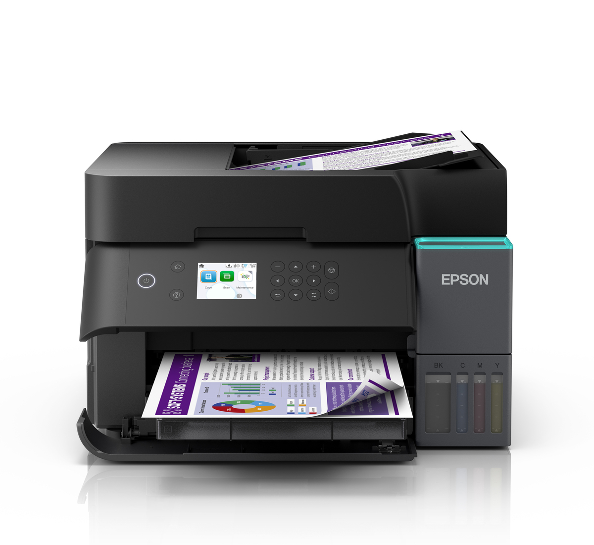 Epson | Multifunctional printer | EcoTank L6370 | Inkjet | Colour | A4 | Wi-Fi | Black - Image 4