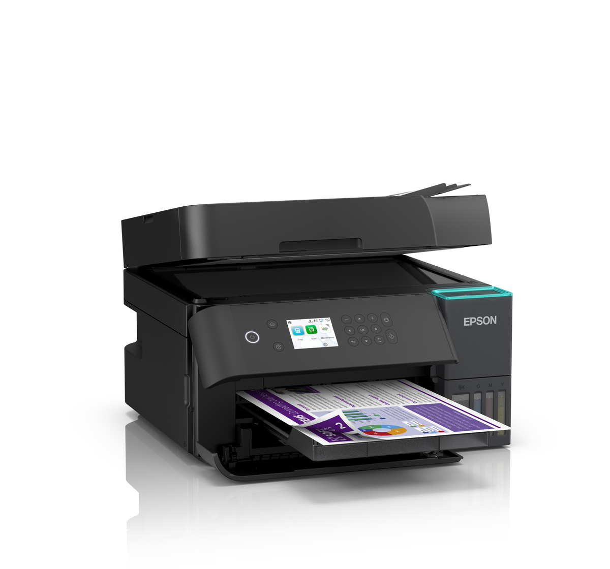Epson | Multifunctional printer | EcoTank L6370 | Inkjet | Colour | A4 | Wi-Fi | Black - Image 6