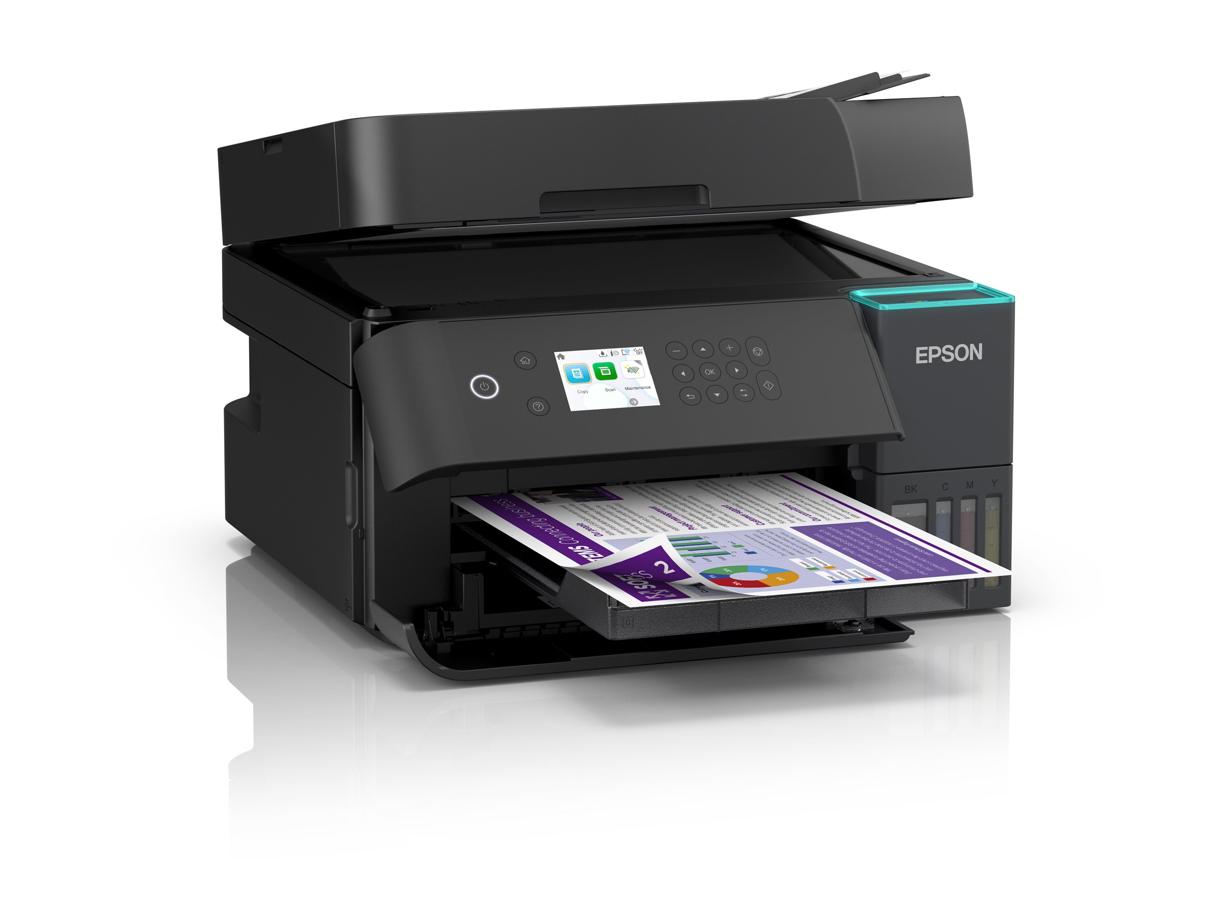 Epson | Multifunctional printer | EcoTank L6370 | Inkjet | Colour | A4 | Wi-Fi | Black - Image 12