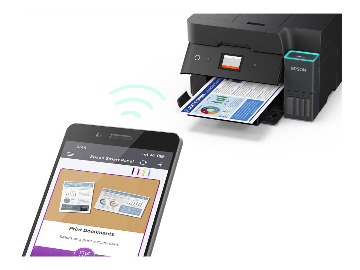 Epson Multifunctional printers | EcoTank L6390 | Inkjet | Colour | A4 | Wi-Fi | Black - Image 5