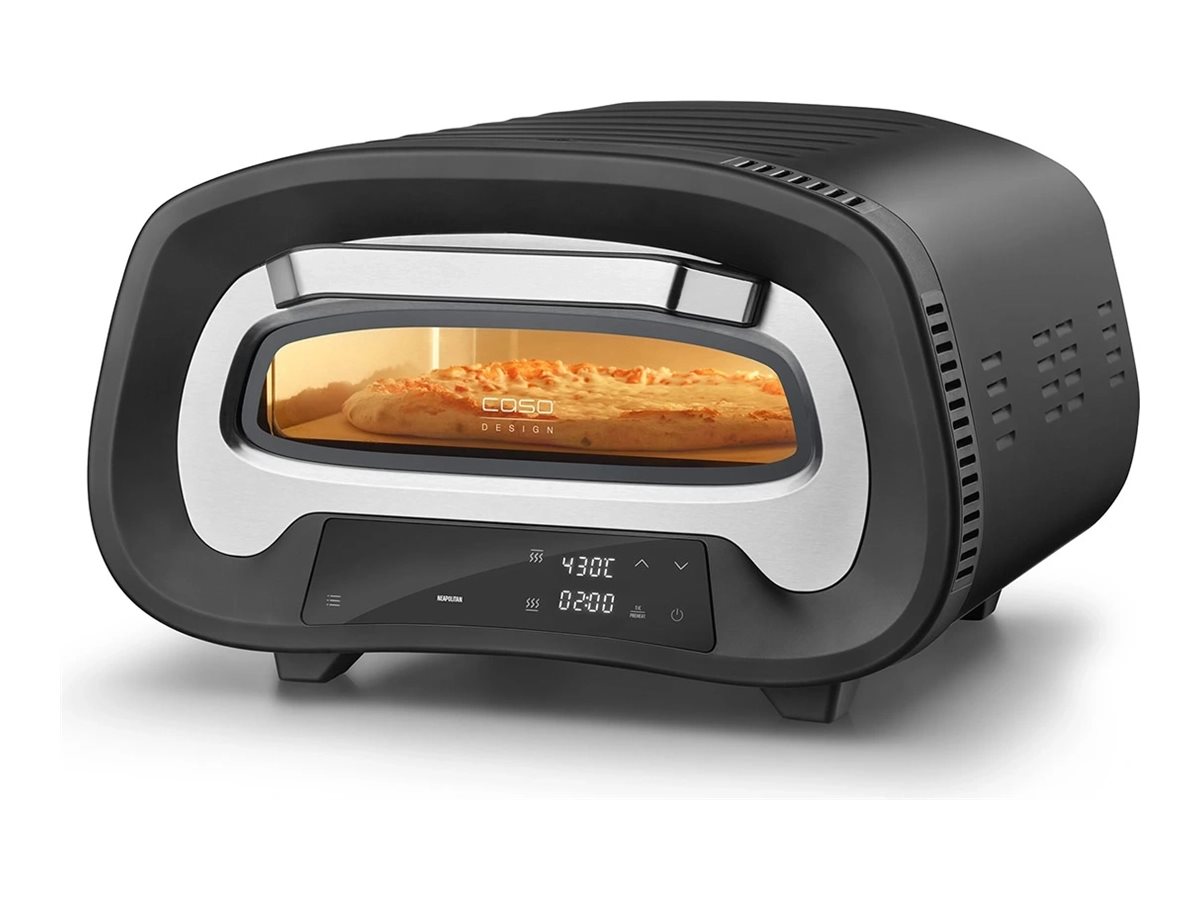 Caso Pizza Oven | PizzaChef 430° | 2200 W | Black/Silver - Image 2