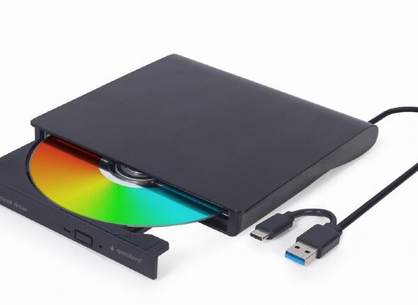Gembird External USB DVD Drive | DVD-USB-031 | Interface USB Type-C (m), USB 3.1 Gen. 1 | DVD±R/RW / CD±R/RW | CD read speed 24 x | CD write speed 24 x | Black