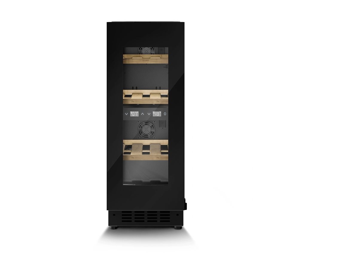 Caso Wine cooler | WineDeluxe WDU 18 | Energy efficiency class F | Built-in | Bottles capacity 18 | Black - Image 5
