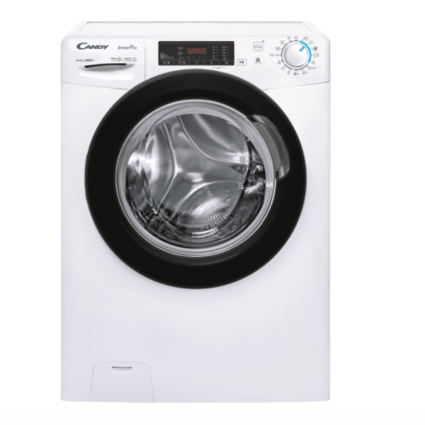 Candy Washing Machine with Dryer | CSHW4645TWB3/1-S | Energy efficiency class C/E | Front loading | Washing capacity 6 kg | 1400 RPM | Depth 45 cm | Width 60 cm | Display | Digit | Drying system | Drying capacity 4 kg | Steam function | White