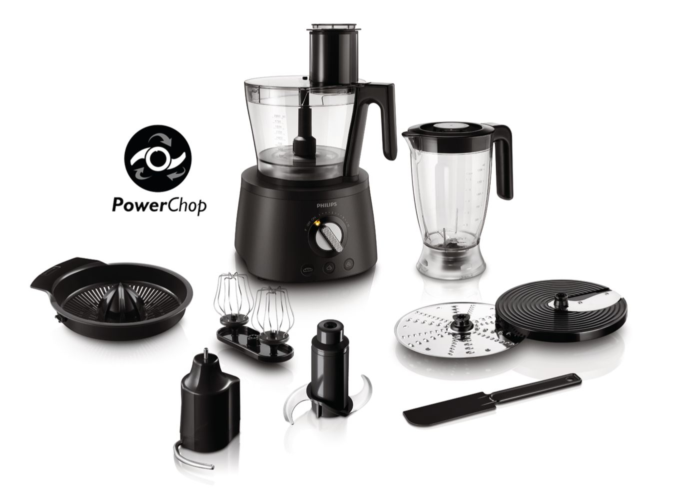 Philips | Avance Collection | Food processor | Food procesor | Bowl capacity 2.2 L | 1000 W | Black - Image 4