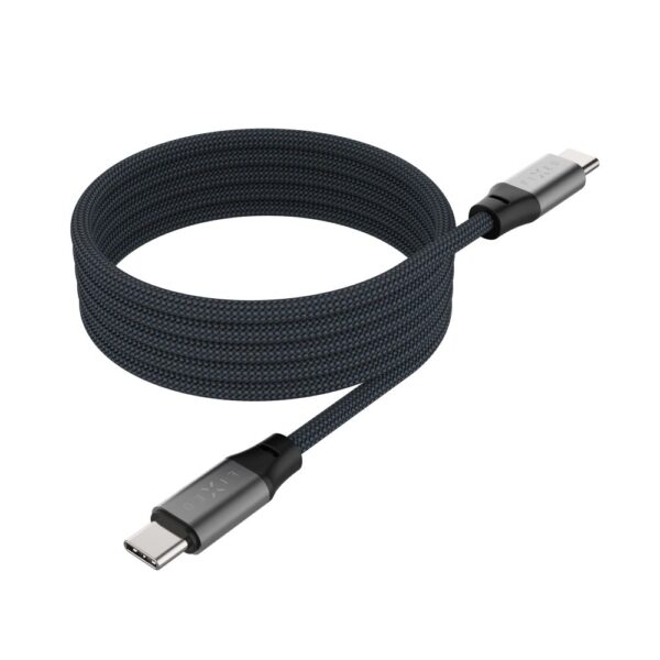 Fixed | Magnetic Braided Cable USB-C/USB-C, USB 2.0, Gray | FIXDBM-CC2-GR