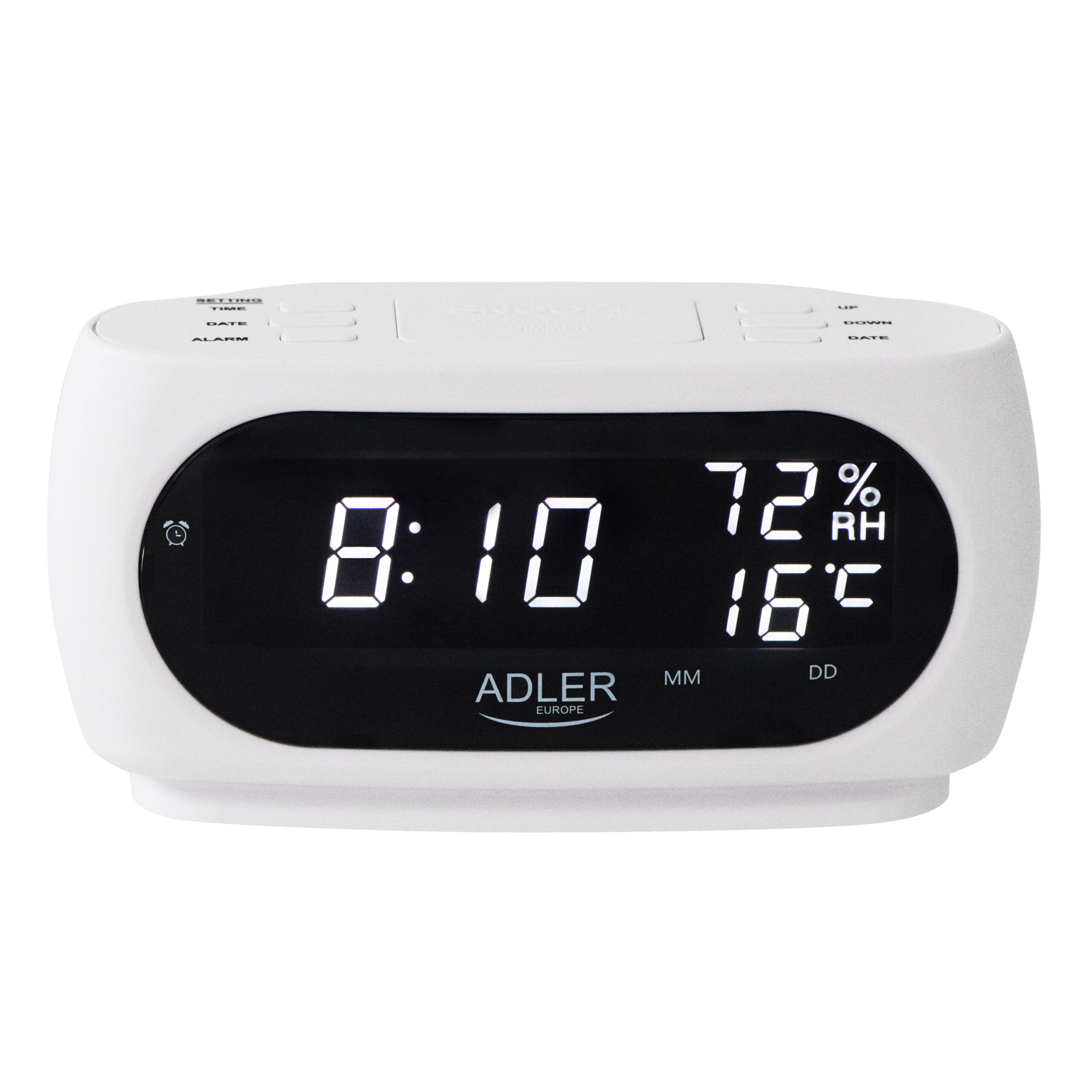 Adler LED clock with thermometer | AD 1186