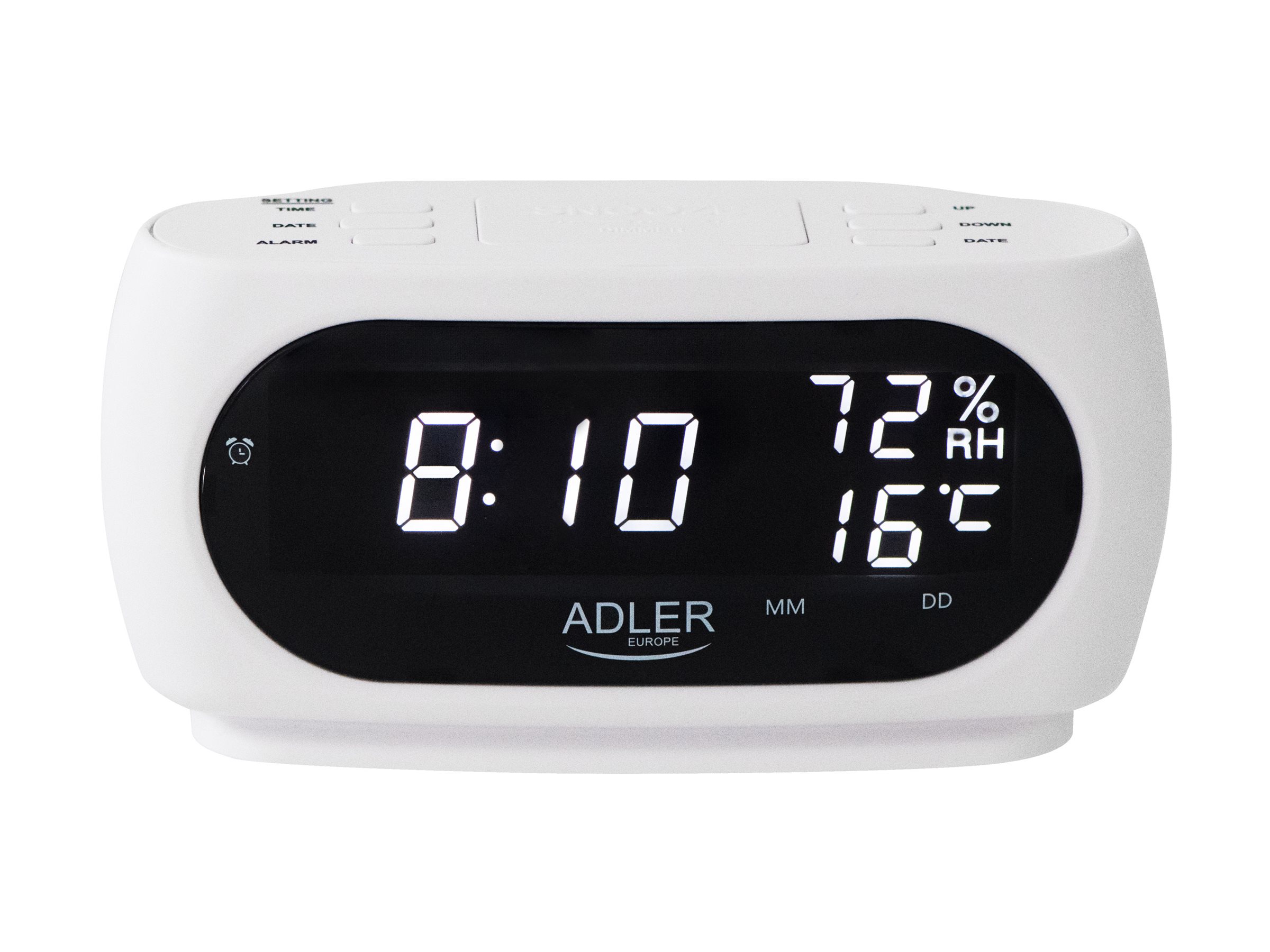 Adler LED clock with thermometer | AD 1186 - Image 2