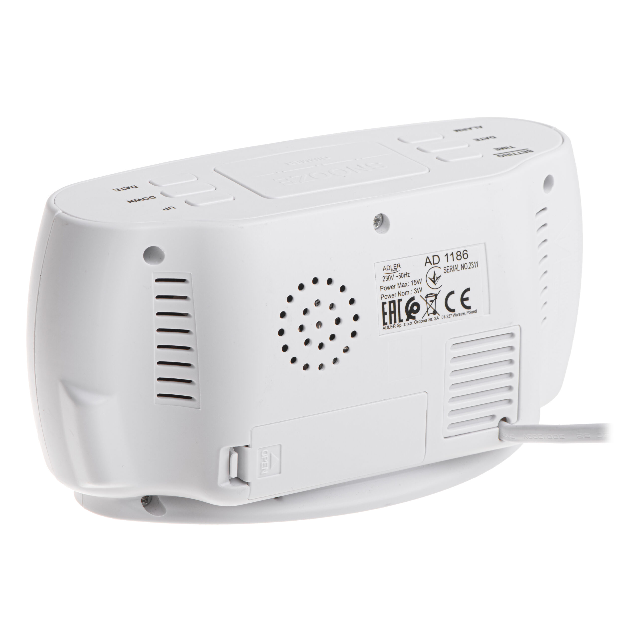 Adler LED clock with thermometer | AD 1186 - Image 7