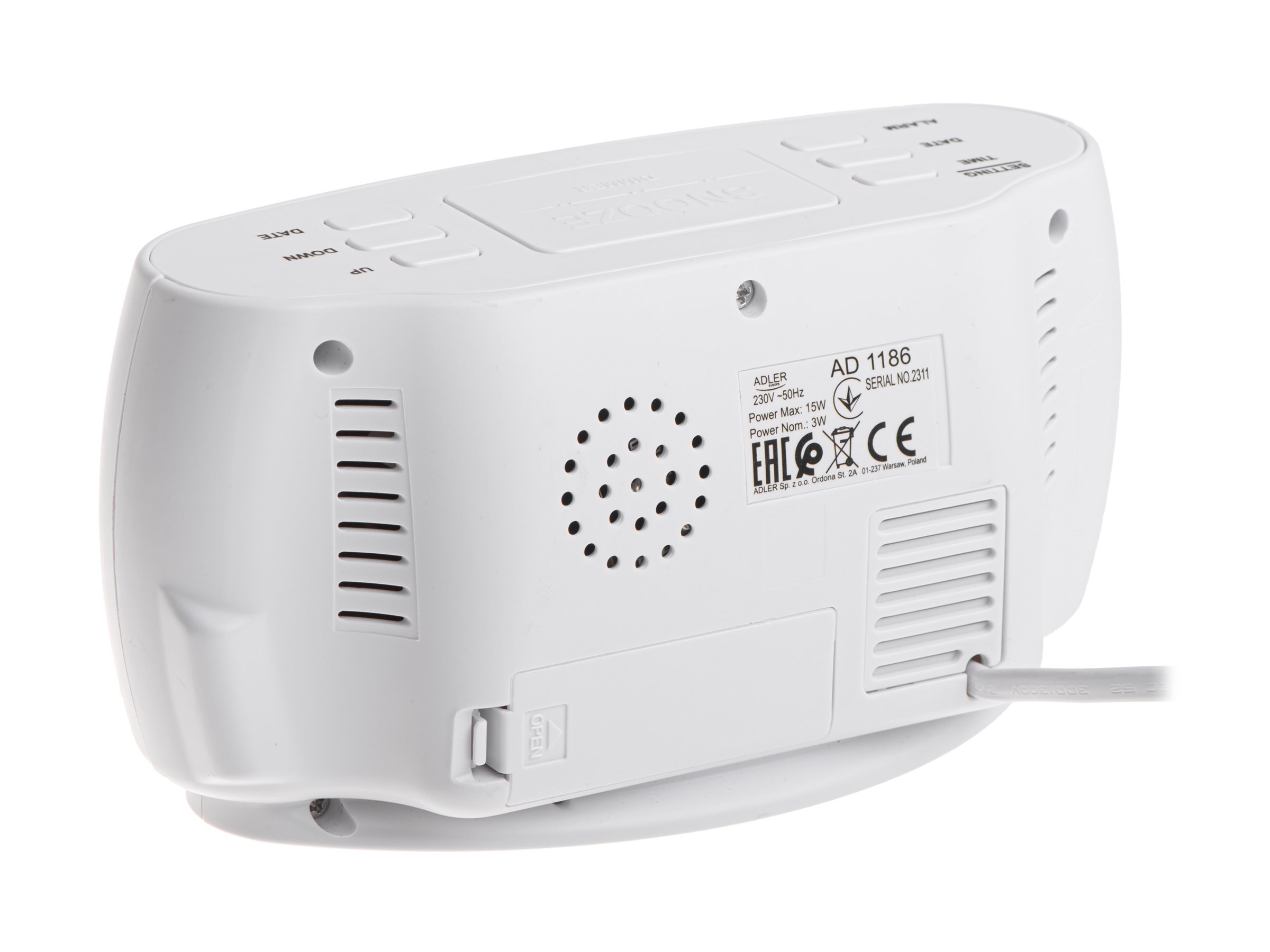 Adler LED clock with thermometer | AD 1186 - Image 8