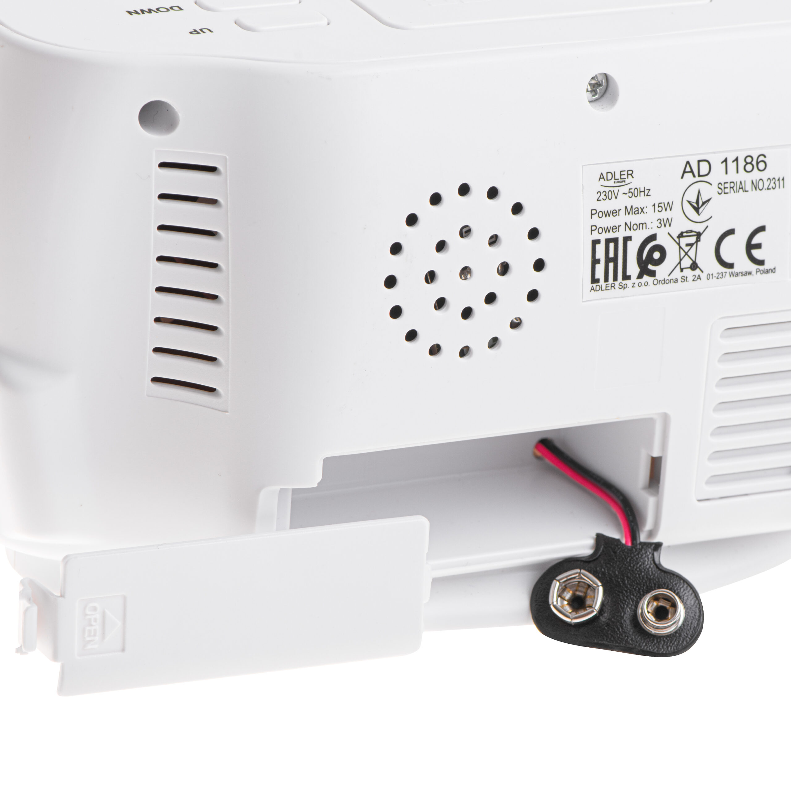 Adler LED clock with thermometer | AD 1186 - Image 9