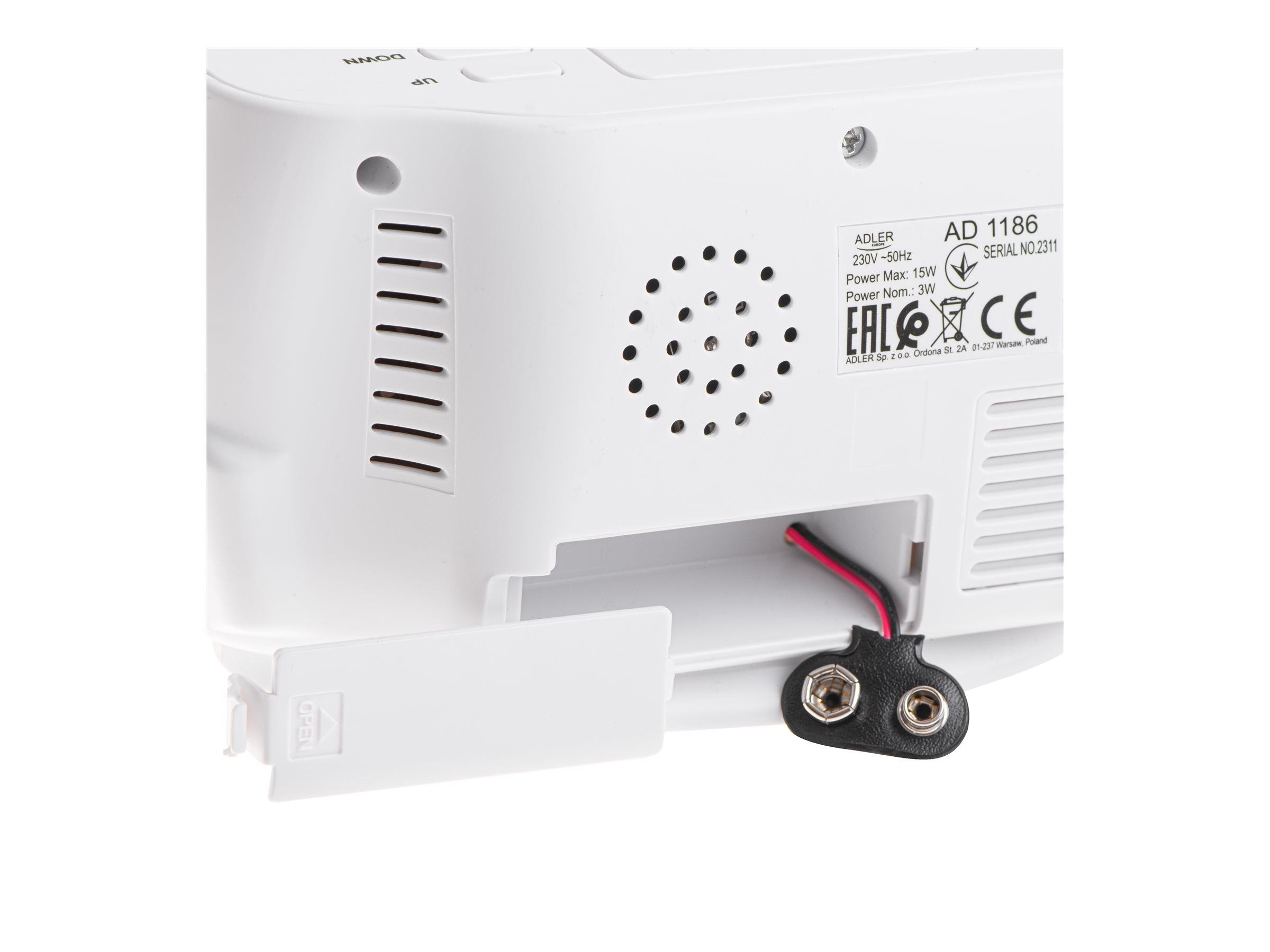 Adler LED clock with thermometer | AD 1186 - Image 12