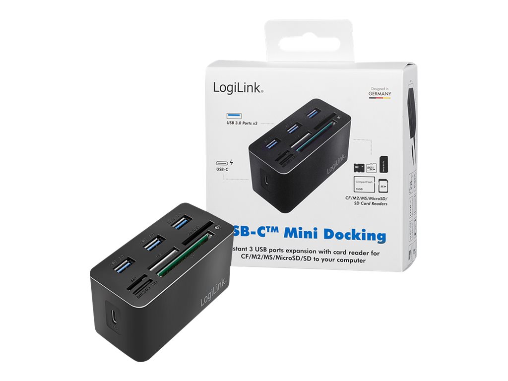 Logilink CR0046 USB 3.2 Gen 1 USB-C Mini Docking - Image 3