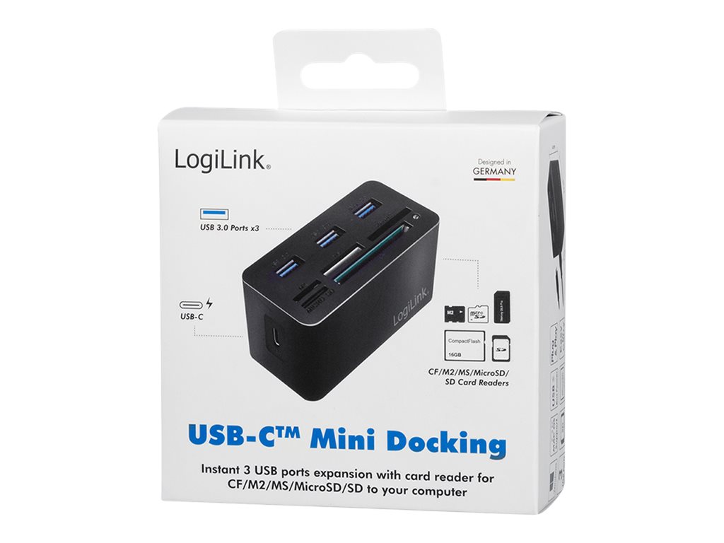 Logilink CR0046 USB 3.2 Gen 1 USB-C Mini Docking - Image 8