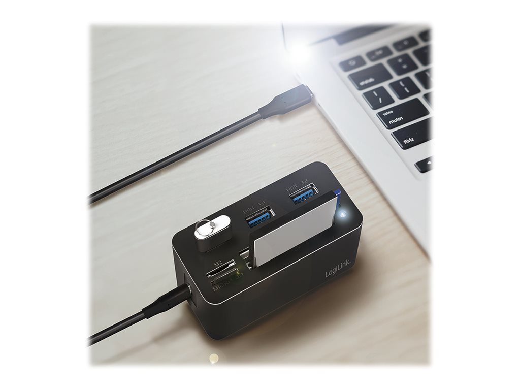 Logilink CR0046 USB 3.2 Gen 1 USB-C Mini Docking - Image 9