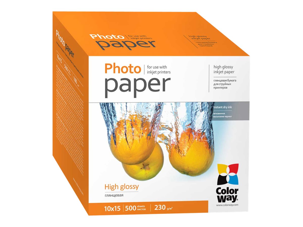 ColorWay Photo Paper, 500 sheets | High Glossy | 230 g/m² | 10x15 - Image 2