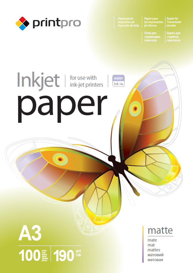 ColorWay PrintPro Photo Paper, 100 sheets | Matte | 190 g/m² | A3