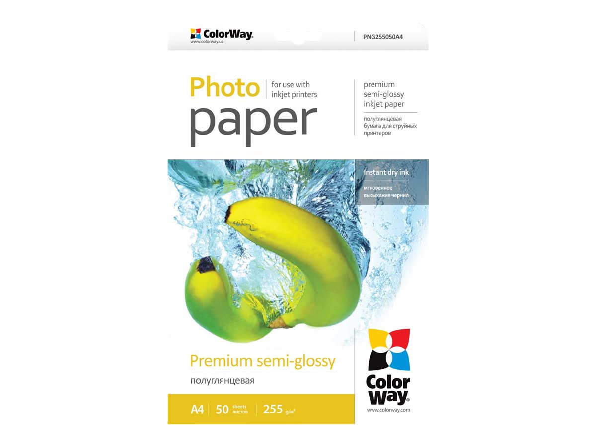 ColorWay Photo Paper, 50 sheets | Premium Semi-Glossy | 255 g/m² | A4 - Image 2