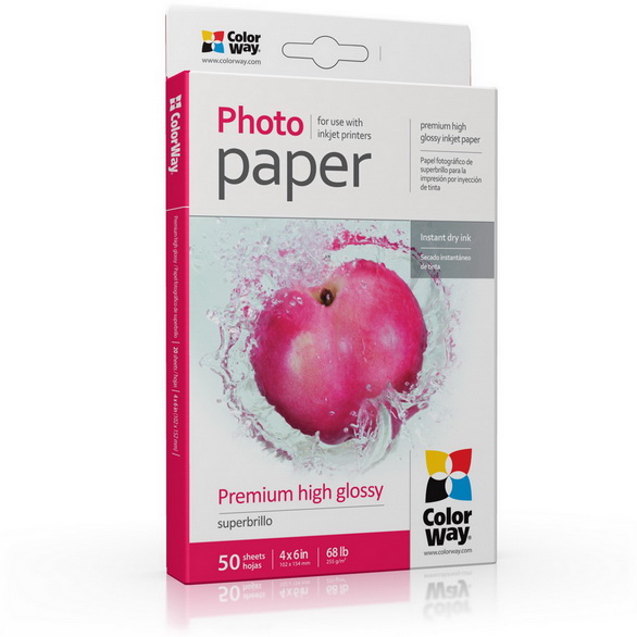 ColorWay Photo Paper, 50 sheets | 255 g/m² | 10x15 | Premium High Glossy - Image 6