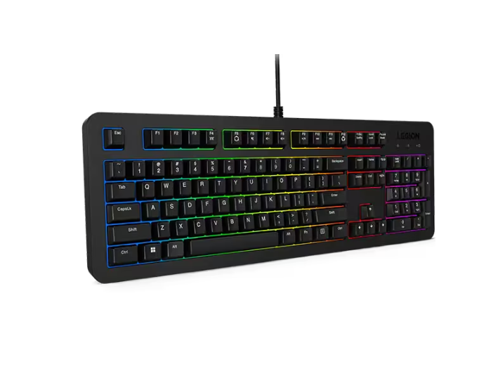 Lenovo Gaming Keyboard | Legion K310 RGB | Keyboard | Wired | US English | Black | USB 2.0 | Membrane - Image 2