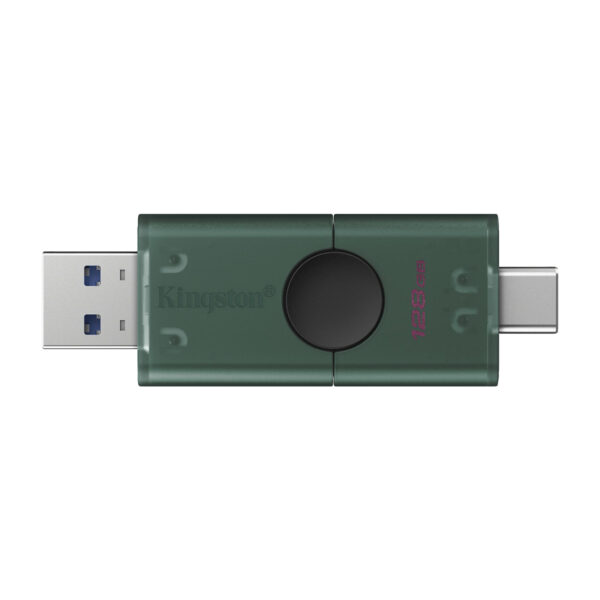 Kingston DataTraveler Duo | 128 GB | USB 3.2 Gen 1 | Black/Green