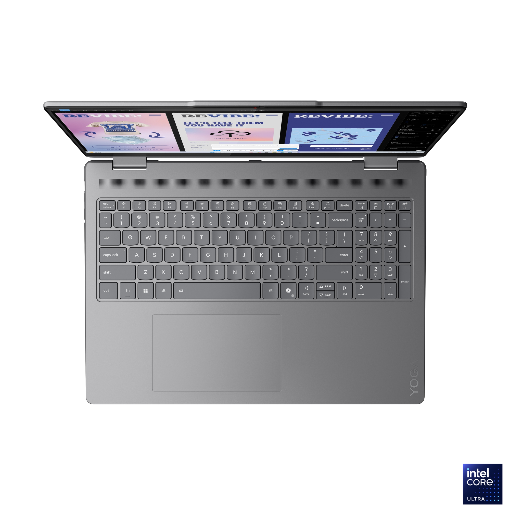 Lenovo Yoga 7 2-in-1 16ILL10 | Luna Grey | 16 " | OLED | Touchscreen | 2.8K WQXGA+ | 2880 x 1800 pixels | Intel Core Ultra 7 | 258V | 32 GB | Soldered LPDDR5x | Solid-state drive capacity 1000 GB | Intel Arc Graphics 140V | Windows 11 Home | 802.11be | Bluetooth version 5.4 | Keyboard language Nordic | Keyboard backlit | Warranty 24 month(s) | Battery warranty 12 month(s) - Image 10