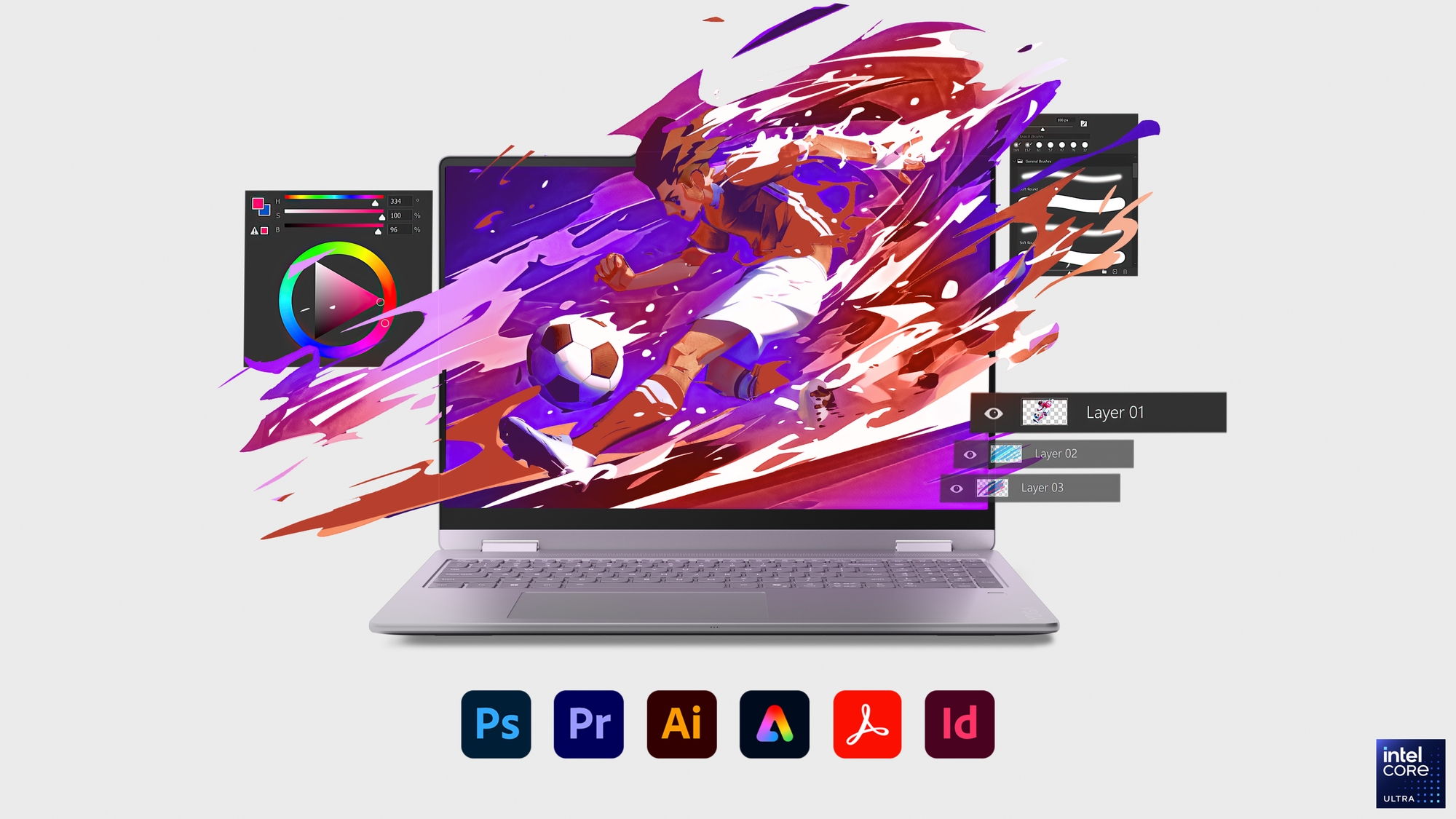 Lenovo Yoga 7 2-in-1 16ILL10 | Luna Grey | 16 " | OLED | Touchscreen | 2.8K WQXGA+ | 2880 x 1800 pixels | Intel Core Ultra 7 | 258V | 32 GB | Soldered LPDDR5x | Solid-state drive capacity 1000 GB | Intel Arc Graphics 140V | Windows 11 Home | 802.11be | Bluetooth version 5.4 | Keyboard language Nordic | Keyboard backlit | Warranty 24 month(s) | Battery warranty 12 month(s) - Image 23