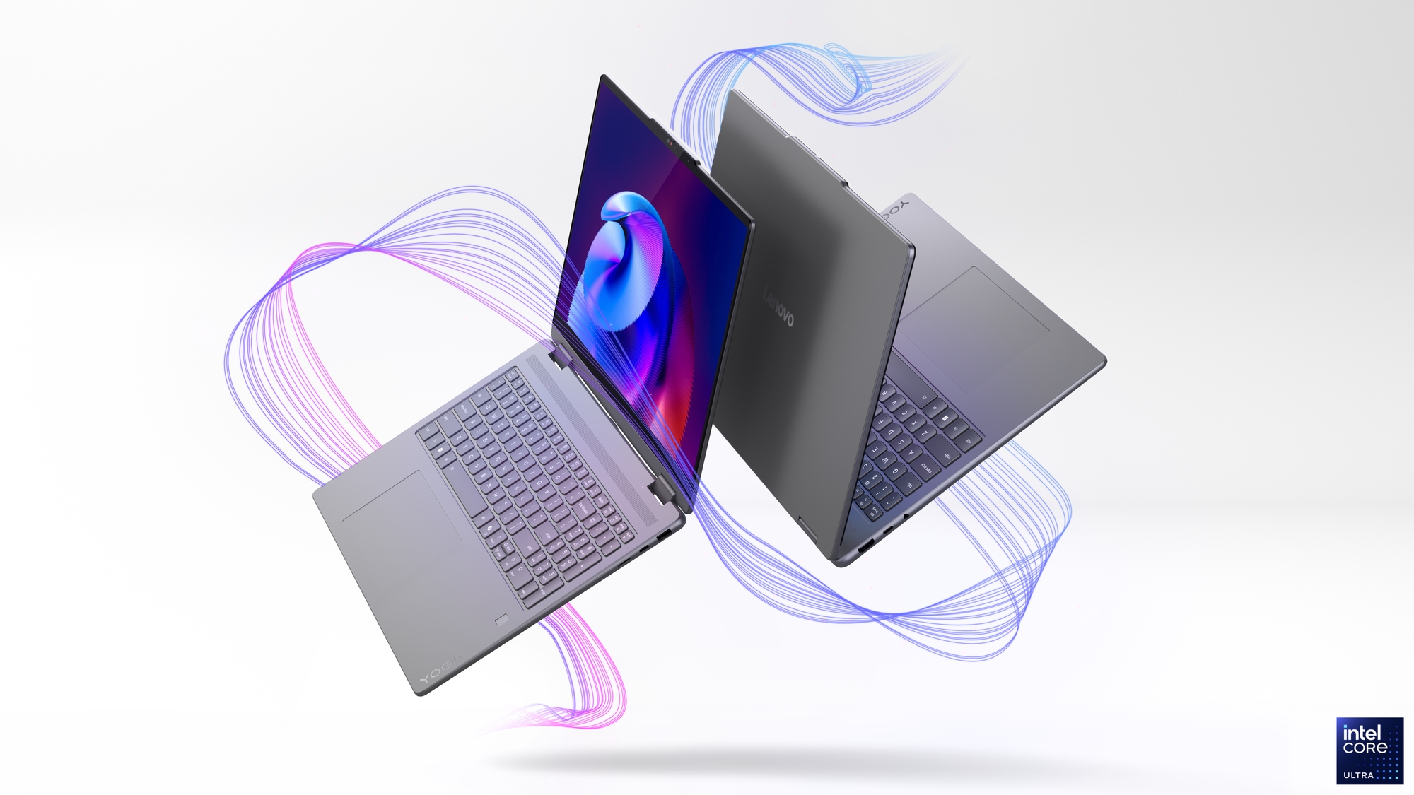 Lenovo Yoga 7 2-in-1 16ILL10 | Luna Grey | 16 " | OLED | Touchscreen | 2.8K WQXGA+ | 2880 x 1800 pixels | Intel Core Ultra 7 | 258V | 32 GB | Soldered LPDDR5x | Solid-state drive capacity 1000 GB | Intel Arc Graphics 140V | Windows 11 Home | 802.11be | Bluetooth version 5.4 | Keyboard language Nordic | Keyboard backlit | Warranty 24 month(s) | Battery warranty 12 month(s) - Image 30