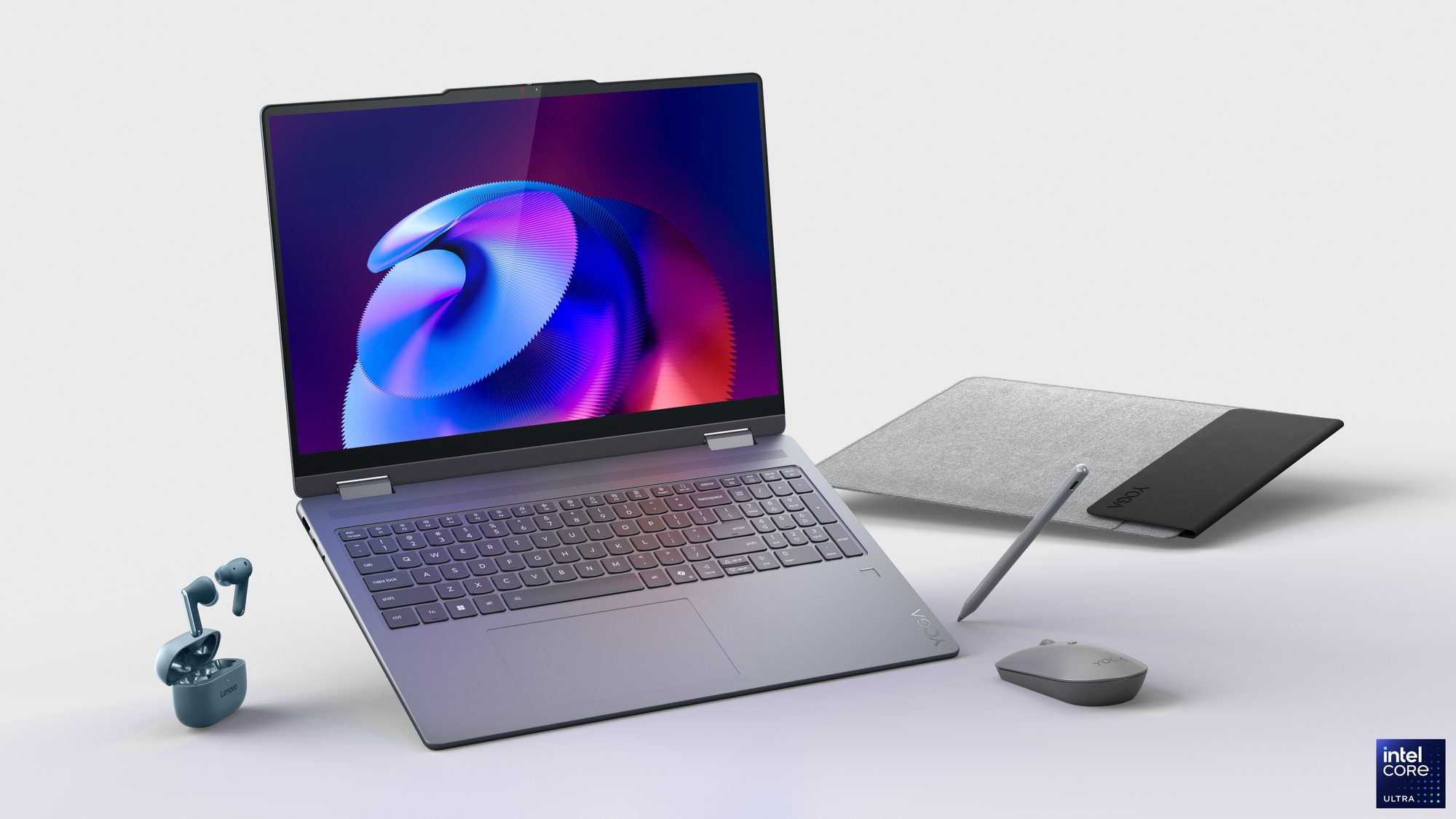 Lenovo Yoga 7 2-in-1 16ILL10 | Luna Grey | 16 " | OLED | Touchscreen | 2.8K WQXGA+ | 2880 x 1800 pixels | Intel Core Ultra 7 | 258V | 32 GB | Soldered LPDDR5x | Solid-state drive capacity 1000 GB | Intel Arc Graphics 140V | Windows 11 Home | 802.11be | Bluetooth version 5.4 | Keyboard language Nordic | Keyboard backlit | Warranty 24 month(s) | Battery warranty 12 month(s) - Image 31