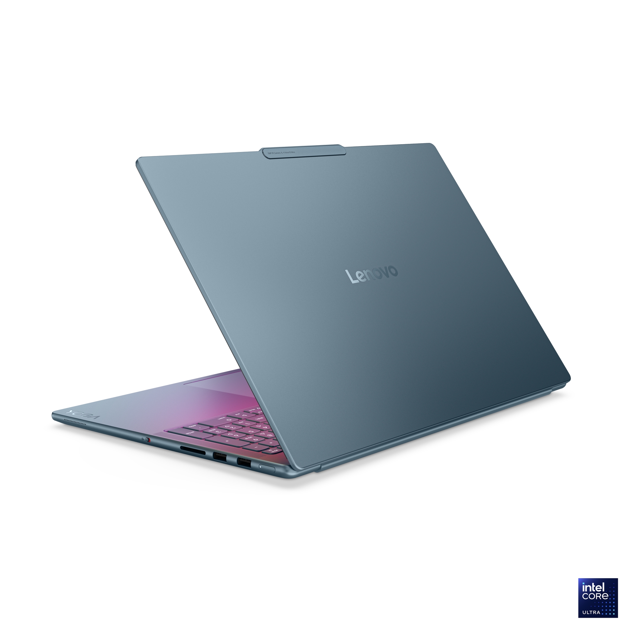 Lenovo Yoga Pro 9 16IAH10 | Tidal Teal | 16 " | OLED | 2.8K WQXGA+ | 2880 x 1800 pixels | Intel Core Ultra 7 | 255H | 32 GB | Soldered LPDDR5x | Solid-state drive capacity 1000 GB | NVIDIA GeForce RTX 5060 | GDDR7 | 8 GB | Windows 11 Pro | 802.11be | Bluetooth version 5.4 | Keyboard language English | Keyboard backlit | Warranty 24 month(s) | Battery warranty 12 month(s) - Image 3