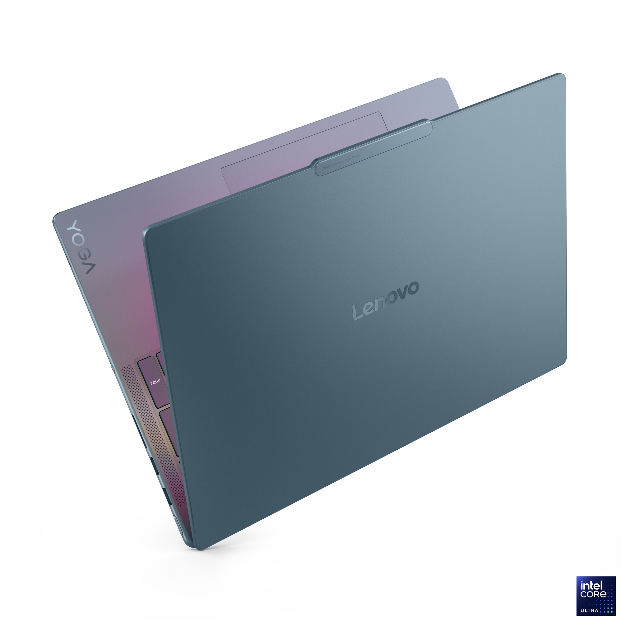Lenovo Yoga Pro 9 16IAH10 | Tidal Teal | 16 " | OLED | 2.8K WQXGA+ | 2880 x 1800 pixels | Intel Core Ultra 7 | 255H | 32 GB | Soldered LPDDR5x | Solid-state drive capacity 1000 GB | NVIDIA GeForce RTX 5060 | GDDR7 | 8 GB | Windows 11 Pro | 802.11be | Bluetooth version 5.4 | Keyboard language English | Keyboard backlit | Warranty 24 month(s) | Battery warranty 12 month(s) - Image 5