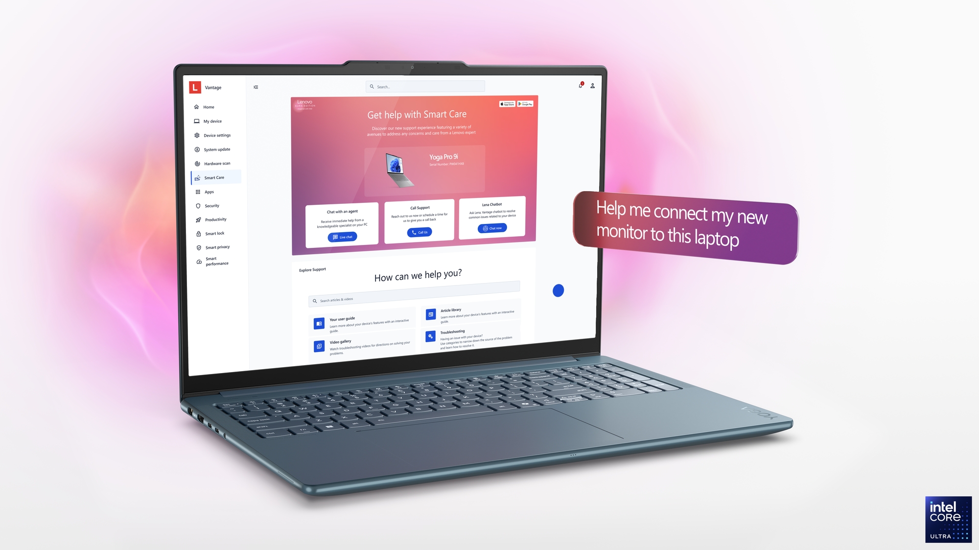 Lenovo Yoga Pro 9 16IAH10 | Tidal Teal | 16 " | OLED | 2.8K WQXGA+ | 2880 x 1800 pixels | Intel Core Ultra 7 | 255H | 32 GB | Soldered LPDDR5x | Solid-state drive capacity 1000 GB | NVIDIA GeForce RTX 5060 | GDDR7 | 8 GB | Windows 11 Pro | 802.11be | Bluetooth version 5.4 | Keyboard language English | Keyboard backlit | Warranty 24 month(s) | Battery warranty 12 month(s) - Image 24
