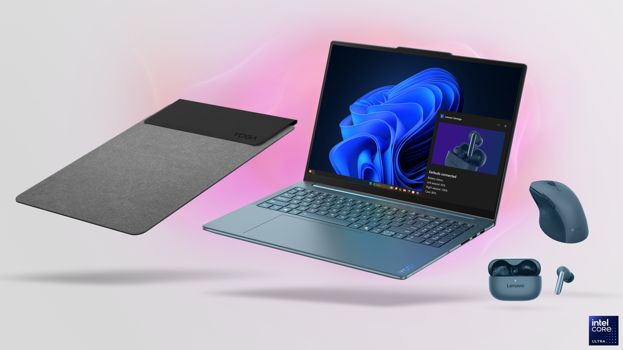 Lenovo Yoga Pro 9 16IAH10 | Tidal Teal | 16 " | OLED | 3.2K | 3200 x 2000 pixels | Glossy | Intel Core Ultra 9 | 285H | 64 GB | Soldered LPDDR5x | Solid-state drive capacity 2000 GB | NVIDIA GeForce RTX 5070 | GDDR7 | 8 GB | Windows 11 Pro | 802.11be | Bluetooth version 5.4 | Keyboard language English | Keyboard backlit | Warranty 24 month(s) | Battery warranty 12 month(s) - Image 31