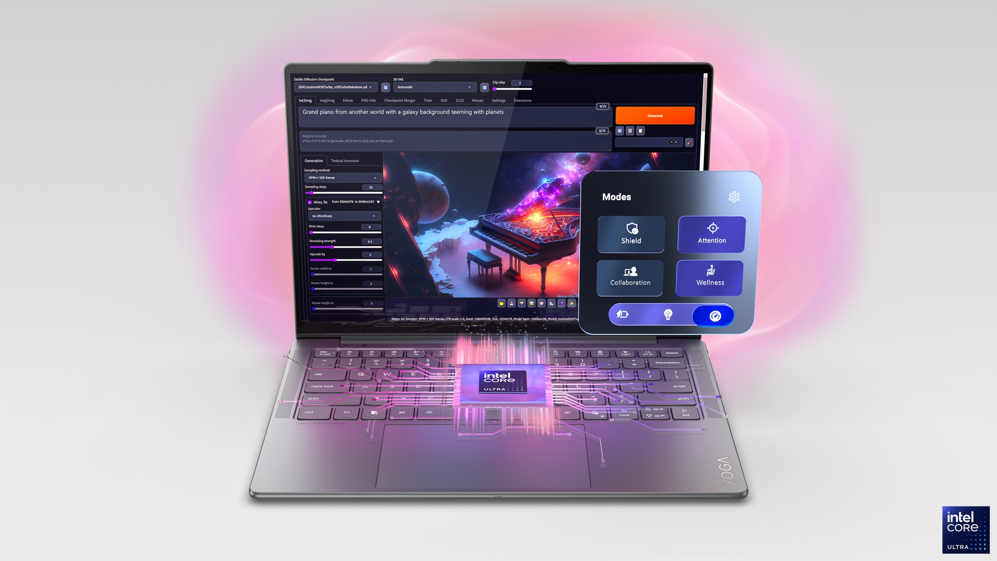 Lenovo Yoga Slim 7 14ILL10 | Luna Grey | 14 " | OLED | WUXGA | 1920 x 1200 pixels | Glossy | Intel Core Ultra 5 | 226V | 16 GB | Soldered LPDDR5x | Solid-state drive capacity 1000 GB | Intel Arc Graphics 130V | Windows 11 Home | 802.11be | Bluetooth version 5.4 | Keyboard language English | Keyboard backlit | Warranty 24 month(s) | Battery warranty 12 month(s) - Image 29
