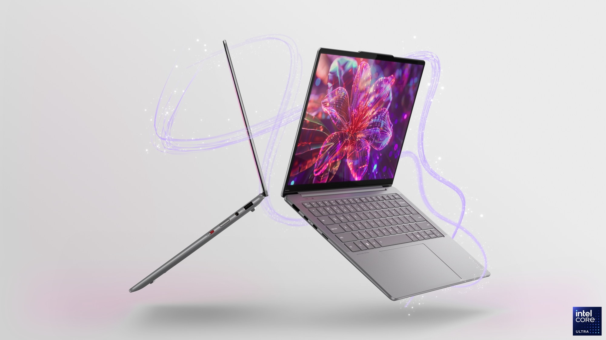 Lenovo Yoga Slim 7 14ILL10 | Luna Grey | 14 " | OLED | WUXGA | 1920 x 1200 pixels | Glossy | Intel Core Ultra 7 | 256V | 16 GB | Soldered LPDDR5x | Solid-state drive capacity 512 GB | Intel Arc Graphics 140V | Windows 11 Home | 802.11be | Bluetooth version 5.4 | Keyboard language Nordic | Keyboard backlit | Warranty 24 month(s) | Battery warranty 12 month(s) - Image 35