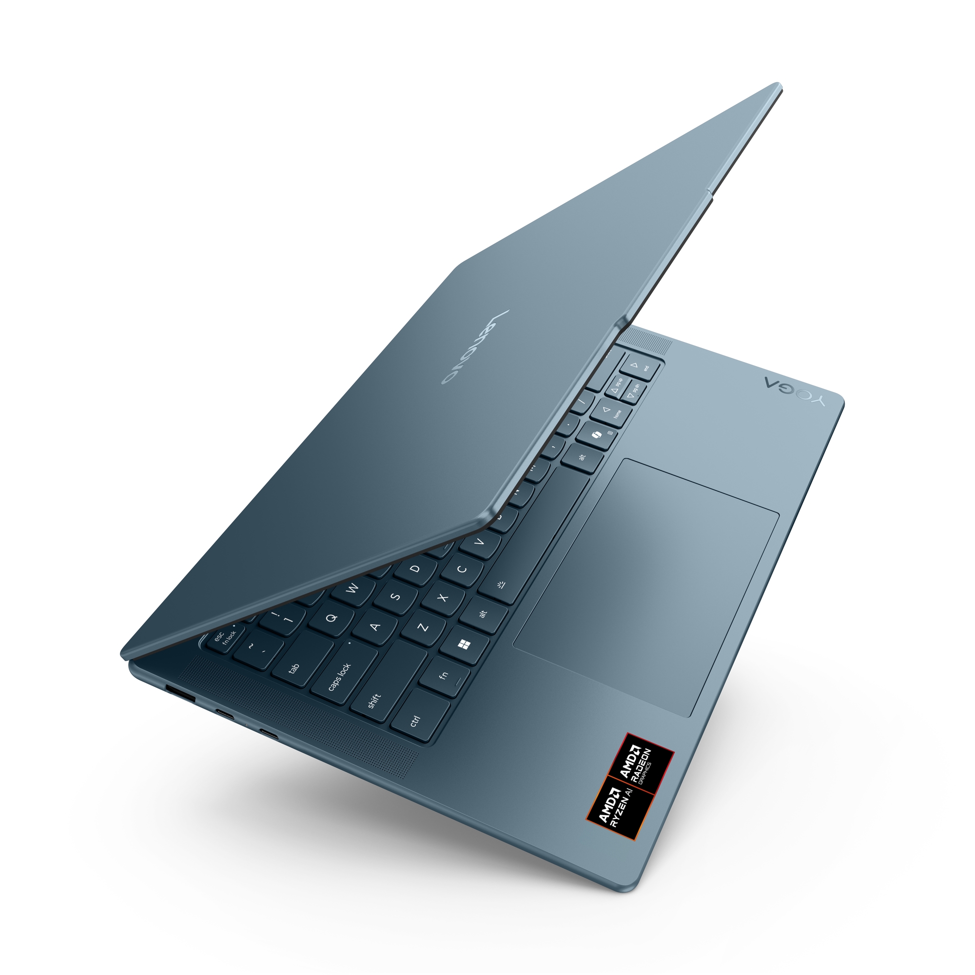 Lenovo Yoga Pro 7 14AKP10 | Tidal Teal | 14.5 " | OLED | 3K | 2944 x 1840 pixels | Glossy | AMD Ryzen AI 7 | 350 | 32 GB | Soldered LPDDR5x | Solid-state drive capacity 1000 GB | AMD Radeon 860M Graphics | Windows 11 Home | 802.11be | Bluetooth version 5.4 | Keyboard language English | Keyboard backlit | Warranty 24 month(s) | Battery warranty 12 month(s) - Image 3