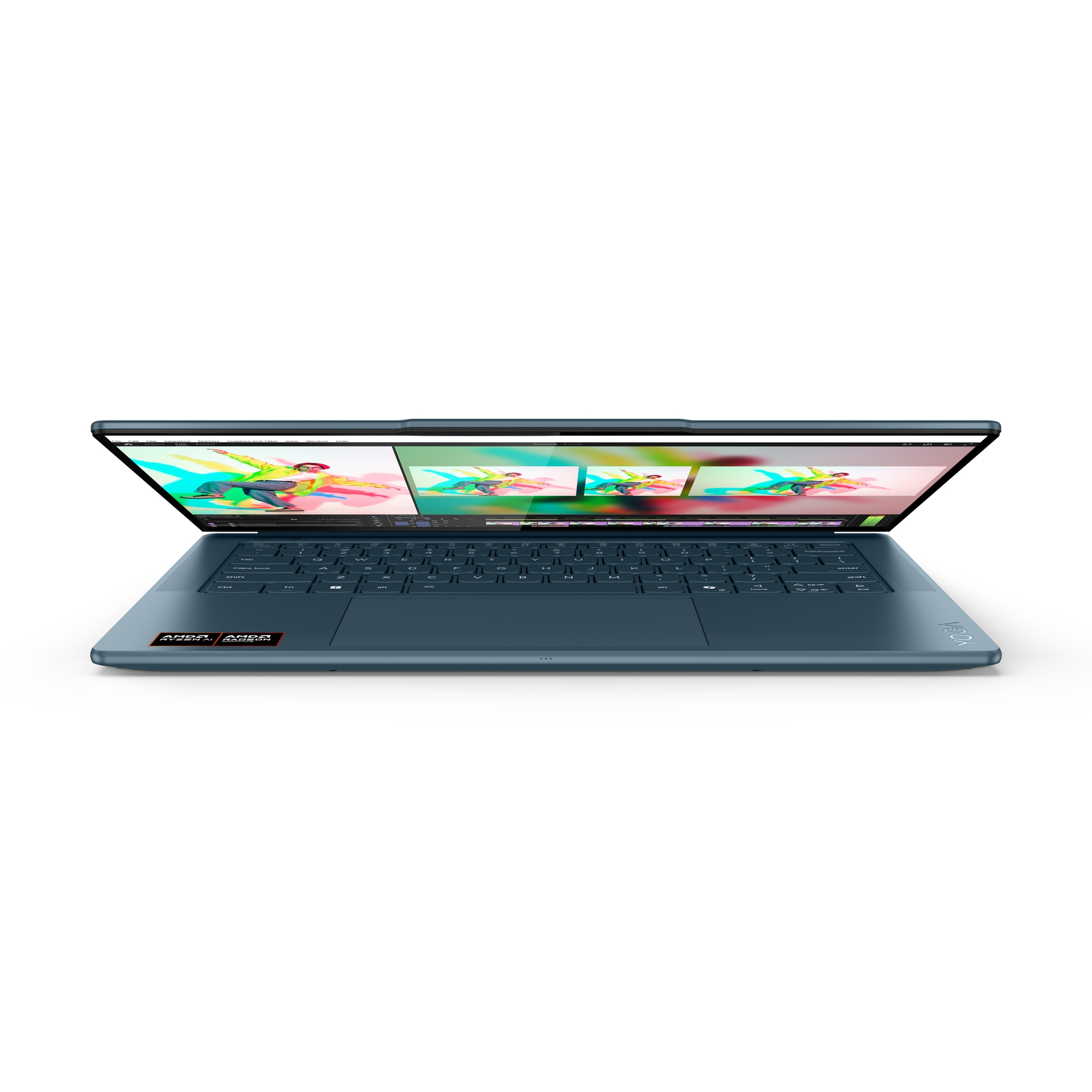 Lenovo Yoga Pro 7 14AKP10 | Tidal Teal | 14.5 " | OLED | 3K | 2944 x 1840 pixels | Glossy | AMD Ryzen AI 7 | 350 | 32 GB | Soldered LPDDR5x | Solid-state drive capacity 1000 GB | AMD Radeon 860M Graphics | Windows 11 Home | 802.11be | Bluetooth version 5.4 | Keyboard language English | Keyboard backlit | Warranty 24 month(s) | Battery warranty 12 month(s) - Image 10