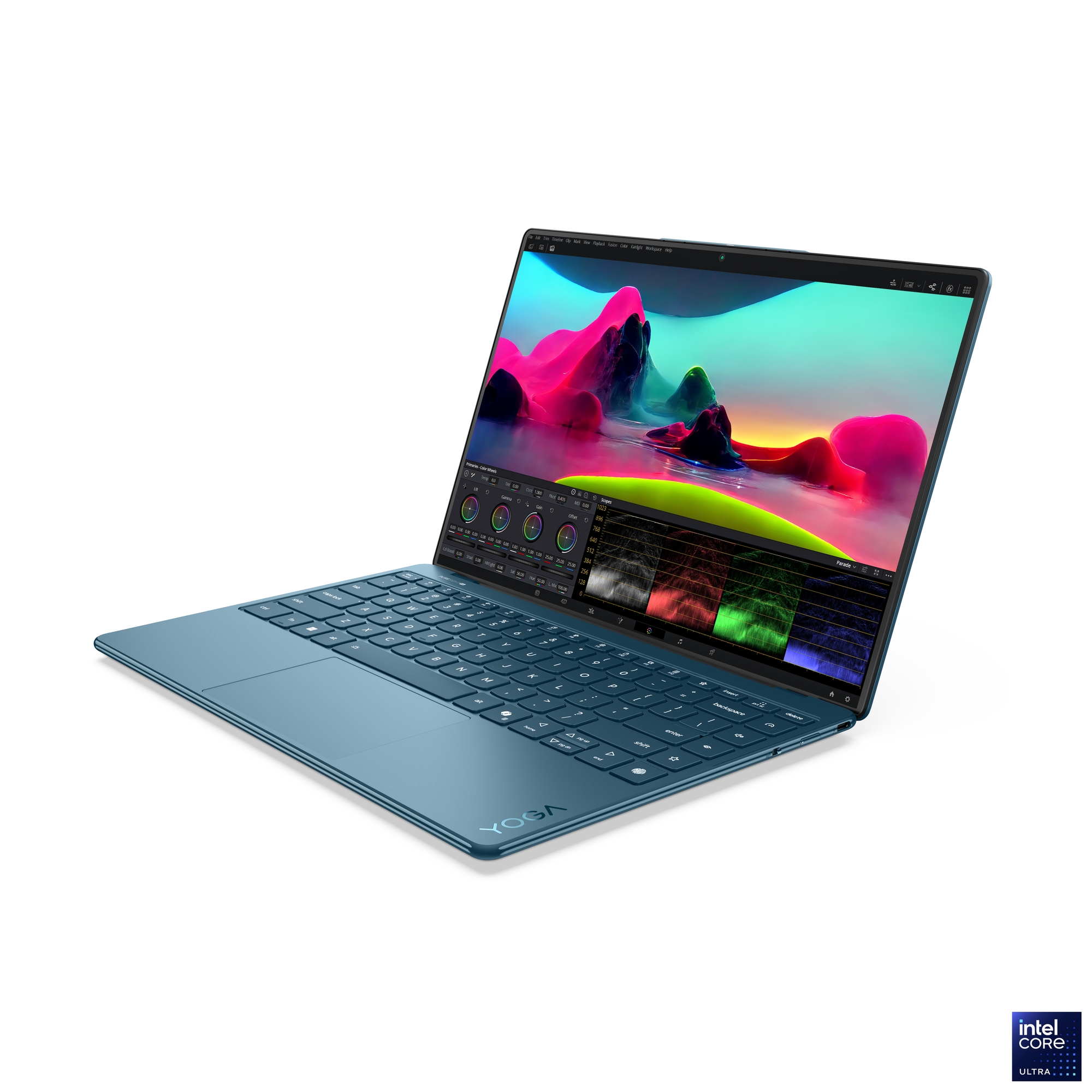 Lenovo Yoga Slim 9 14ILL10 | Tidal Teal | 14 " | OLED | Touchscreen | 4K WQUXGA | 3840 x 2400 pixels | Glossy | Intel Core Ultra 7 | 258V | 32 GB | Soldered LPDDR5x | Solid-state drive capacity 1000 GB | Intel Arc Graphics 140V | Windows 11 Pro | 802.11be | Bluetooth version 5.4 | Keyboard language English | Keyboard backlit | Warranty 24 month(s) | Battery warranty 12 month(s) - Image 2