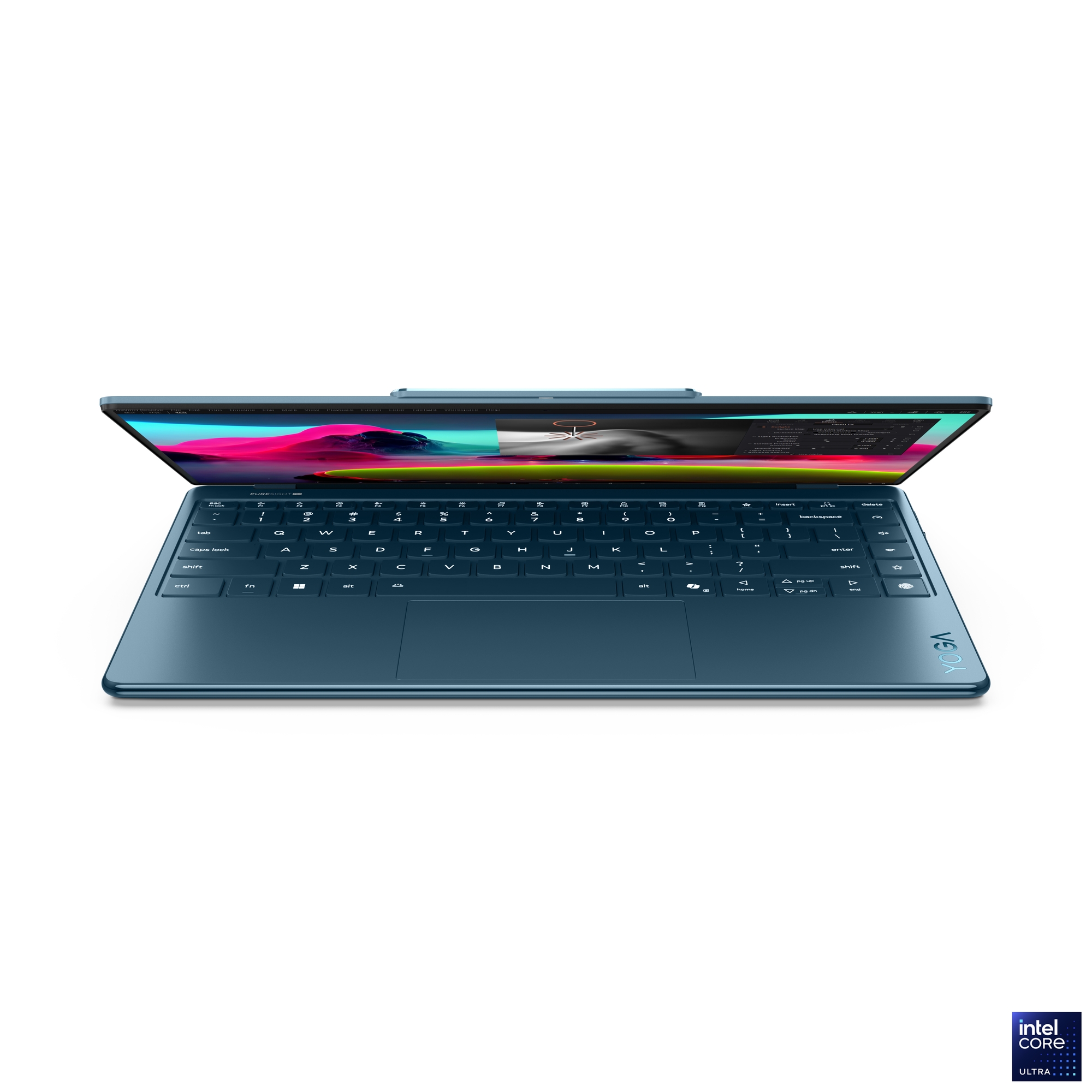 Lenovo Yoga Slim 9 14ILL10 | Tidal Teal | 14 " | OLED | Touchscreen | 4K WQUXGA | 3840 x 2400 pixels | Glossy | Intel Core Ultra 7 | 258V | 32 GB | Soldered LPDDR5x | Solid-state drive capacity 1000 GB | Intel Arc Graphics 140V | Windows 11 Pro | 802.11be | Bluetooth version 5.4 | Keyboard language English | Keyboard backlit | Warranty 24 month(s) | Battery warranty 12 month(s) - Image 16