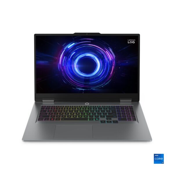 Lenovo LOQ 17IRX10 | Luna Grey | 17.3 " | IPS | FHD | 1920 x 1080 pixels | Anti-glare | Intel Core i7 | i7-13700HX | 16 GB | SO-DIMM DDR5 | Solid-state drive capacity 1000 GB | NVIDIA GeForce RTX 5060 | GDDR7 | 8 GB | Windows 11 Home | 802.11ax | Bluetooth version 5.2 | Keyboard language Nordic | Keyboard backlit | Warranty 24 month(s) | Battery warranty 12 month(s)