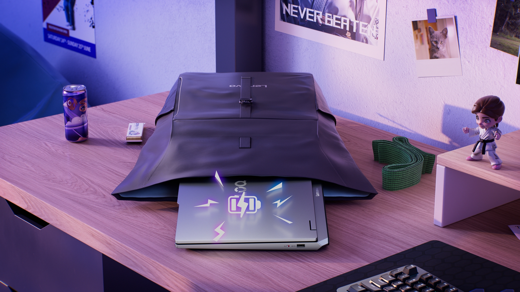 Lenovo LOQ Essential 15IRX11 | Luna Grey | 15.6 " | IPS | FHD | 1920 x 1080 pixels | Anti-glare | Intel Core i5 | i5-13450HX | 16 GB | SO-DIMM DDR5 | Solid-state drive capacity 512 GB | NVIDIA GeForce RTX 5050 | GDDR7 | 8 GB | Windows 11 Home | 802.11ax | Bluetooth version 5.2 | Keyboard language English | Keyboard backlit | Warranty 24 month(s) | Battery warranty 12 month(s) - Image 25