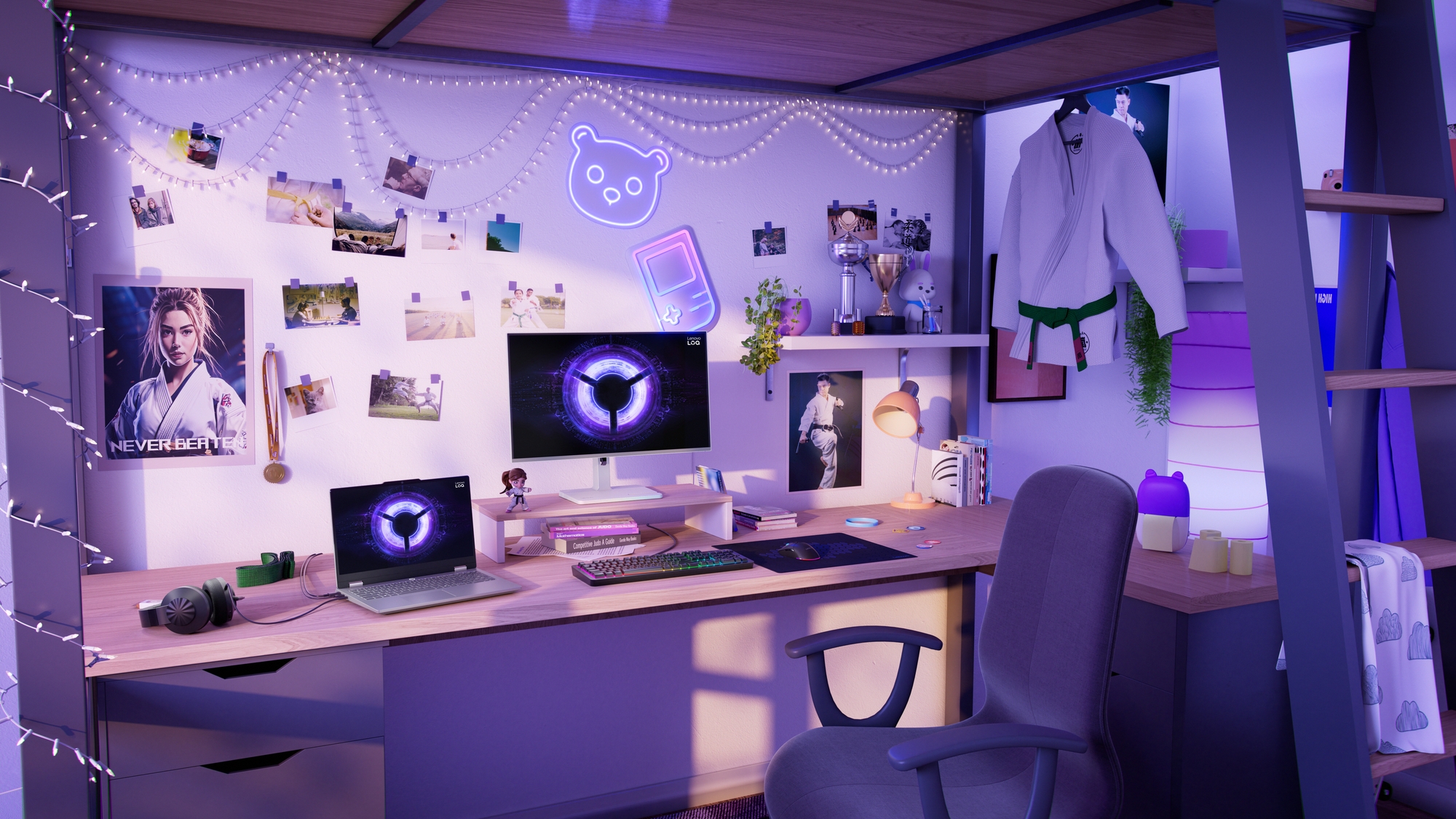 Lenovo LOQ Essential 15IRX11 | Luna Grey | 15.6 " | IPS | FHD | 1920 x 1080 pixels | Anti-glare | Intel Core i5 | i5-13450HX | 16 GB | SO-DIMM DDR5 | Solid-state drive capacity 512 GB | NVIDIA GeForce RTX 5050 | GDDR7 | 8 GB | Windows 11 Home | 802.11ax | Bluetooth version 5.2 | Keyboard language English | Keyboard backlit | Warranty 24 month(s) | Battery warranty 12 month(s) - Image 30