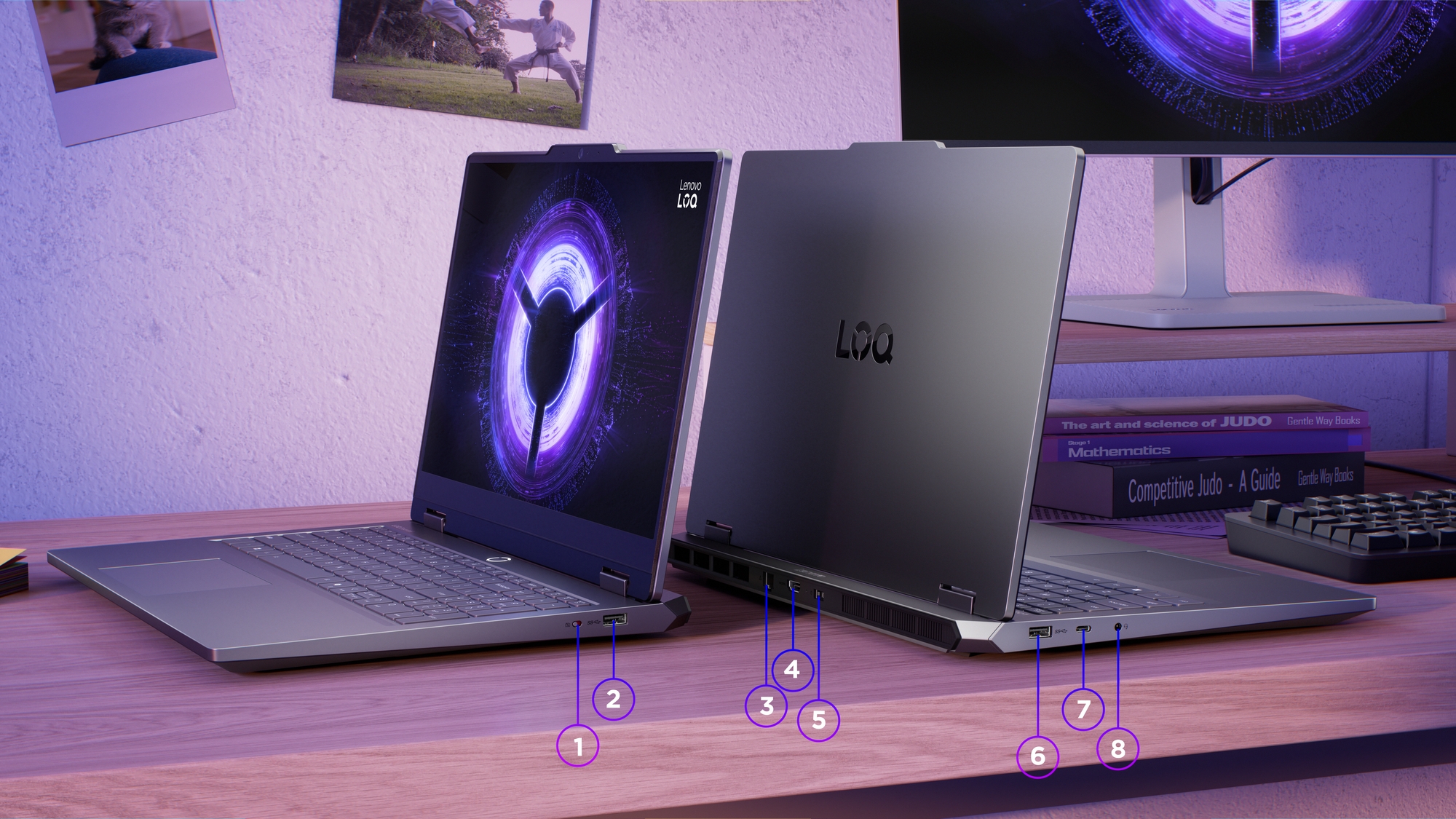 Lenovo LOQ Essential 15IRX11 | Luna Grey | 15.6 " | IPS | FHD | 1920 x 1080 pixels | Anti-glare | Intel Core i5 | i5-13450HX | 16 GB | SO-DIMM DDR5 | Solid-state drive capacity 512 GB | NVIDIA GeForce RTX 5050 | GDDR7 | 8 GB | Windows 11 Home | 802.11ax | Bluetooth version 5.2 | Keyboard language Nordic | Keyboard backlit | Warranty 24 month(s) | Battery warranty 12 month(s) - Image 31