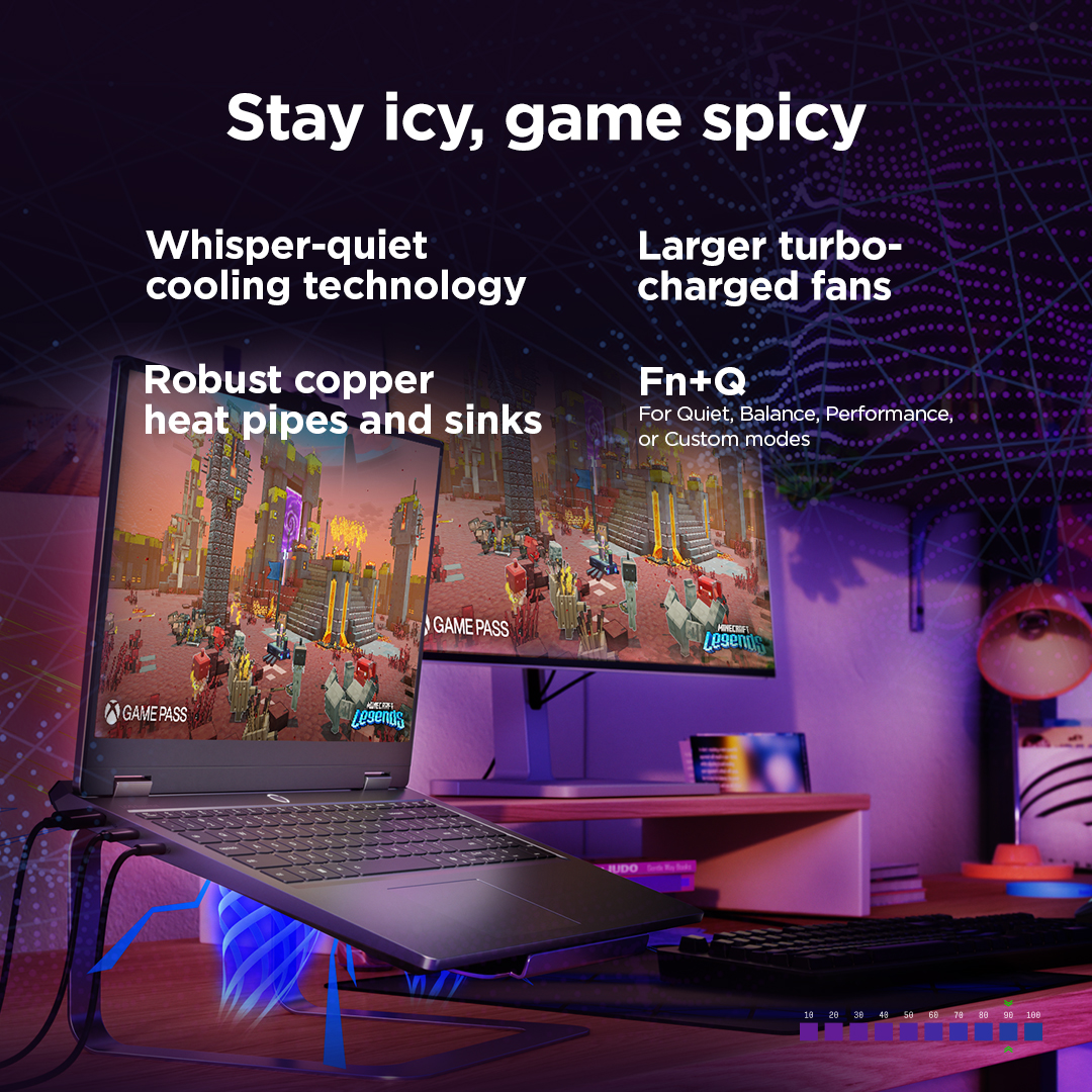 Lenovo LOQ Essential 15IRX11 | Luna Grey | 15.6 " | IPS | FHD | 1920 x 1080 pixels | Anti-glare | Intel Core i5 | i5-13450HX | 16 GB | SO-DIMM DDR5 | Solid-state drive capacity 512 GB | NVIDIA GeForce RTX 5050 | GDDR7 | 8 GB | Windows 11 Home | 802.11ax | Bluetooth version 5.2 | Keyboard language Nordic | Keyboard backlit | Warranty 24 month(s) | Battery warranty 12 month(s) - Image 41